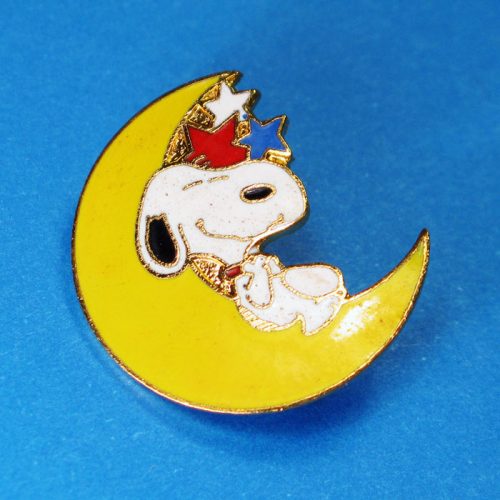Snoopy on Moon Pin