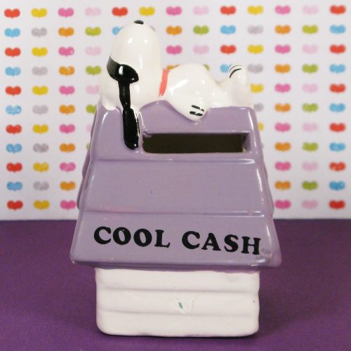 Snoopy Joe Cool Purple Cool Cash Bank