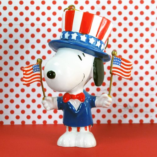 Uncle Sam Snoopy Ornament