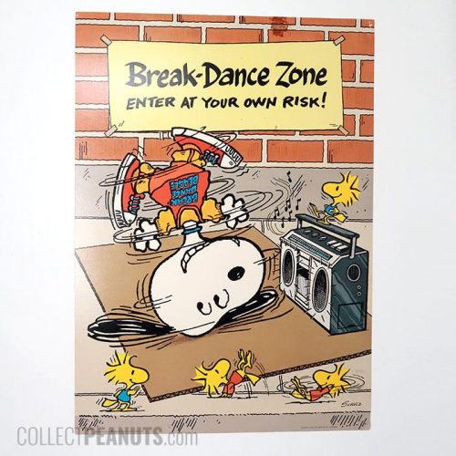 Snoopy & Woodstock 'Break-dance Zone' Poster