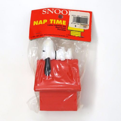Snoopy on doghouse Latex Squeaky Toy