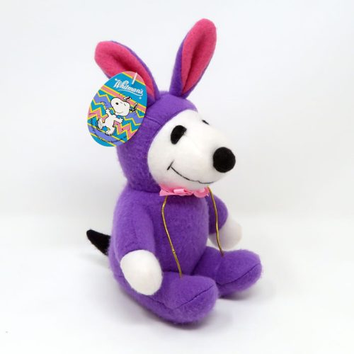 Snoopy purple and pink Easter Beagle Plush