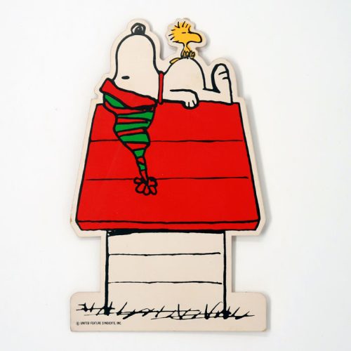 Snoopy & Woodstock on Christmas Doghouse Gift Trim