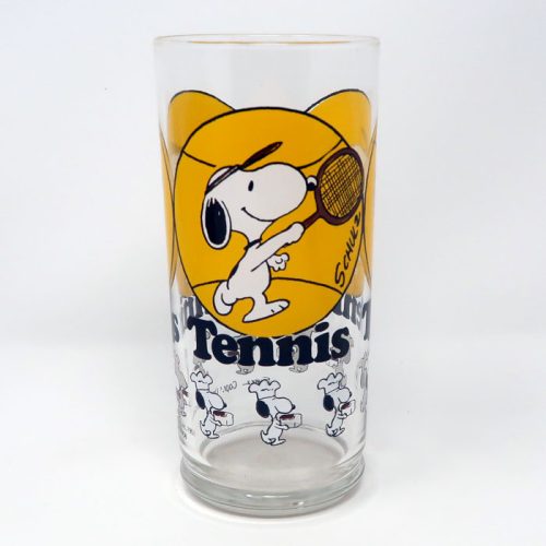 Snoopy Tennis Glass