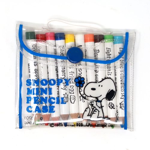 Snoopy holding flower Mini Pencil Case