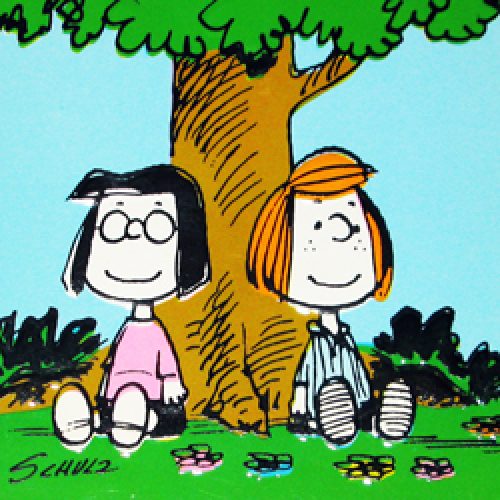Best Friends: Peppermint Patty & Marcie!