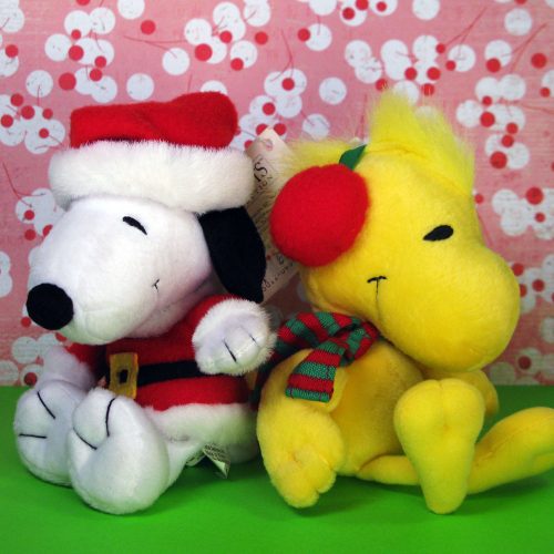 For Sale - Snoopy & Woodstock Christmas Plush Toys