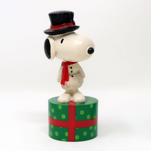 Snoopy Snowman Christmas Push Puppet