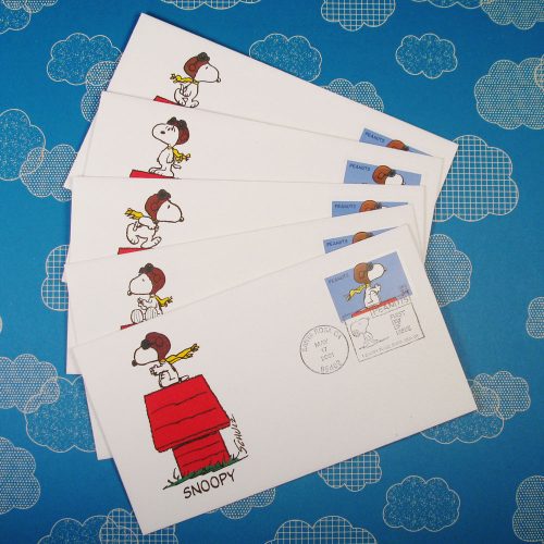 Snoopy Flying Ace Stamps