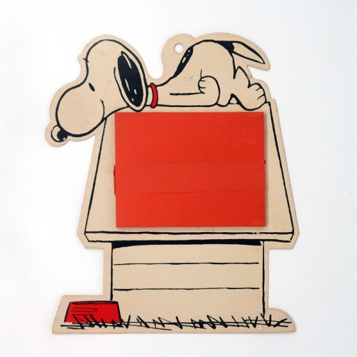 Snoopy on Doghouse Note Pad