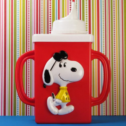 Snoopy Joe Cool Juice Box Holder - Red