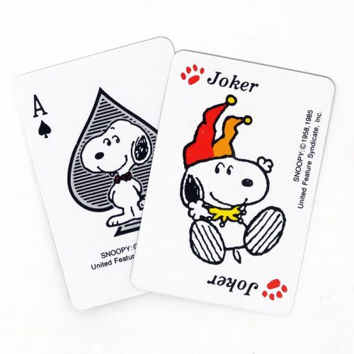 Snoopy and Woodstock Singing Mini Playing Cards