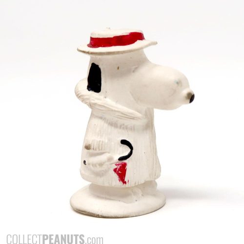 Snoopy Fan in Racoon Coat Eraser
