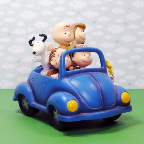 Peanuts Gang in Beetle Figurine