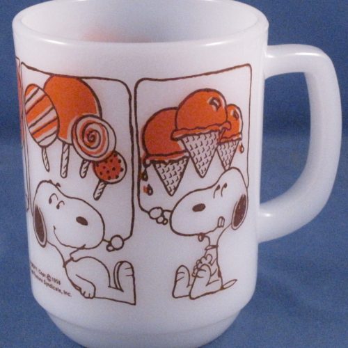 Snoopy Treats Mug by Anchor Hocking - CollectPeanuts.com