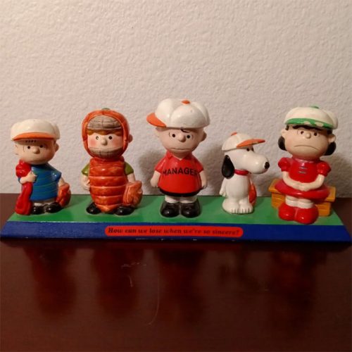 Charlie Brown's Baseball Team Figurescene