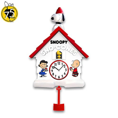 Snoopy Sno-cone Machine Clock