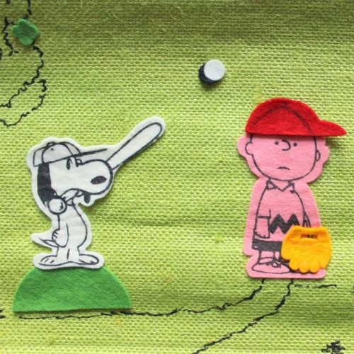 Peanuts Burlap Bulletin Board