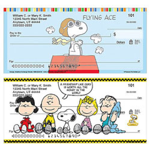Snoopy & Peanuts Personalized Checks