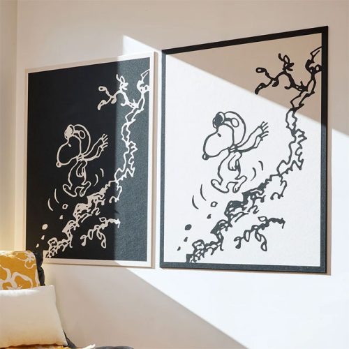 Peanuts Wall Art from Felt Right