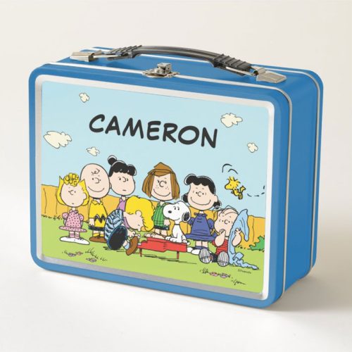 Custom Peanuts & Snoopy Lunch Boxes