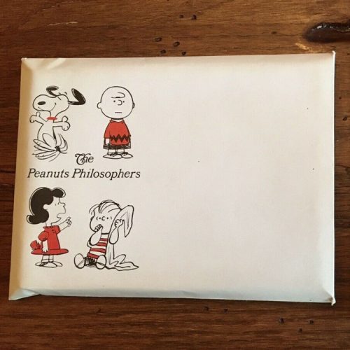 Peanuts Philosophy Book with Envelope