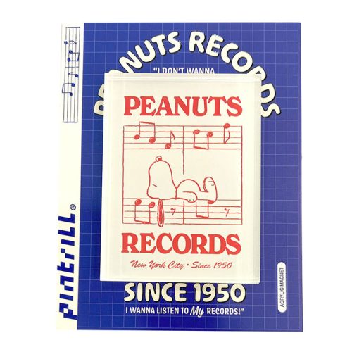 Pintrill Peanuts Records Pins, Magnets & Keychains