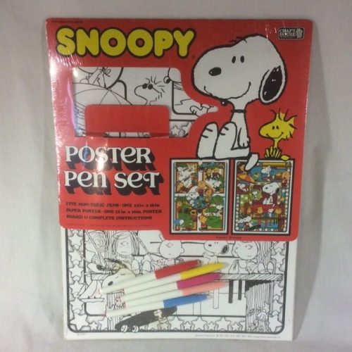 Snoopy Poster Pen Set