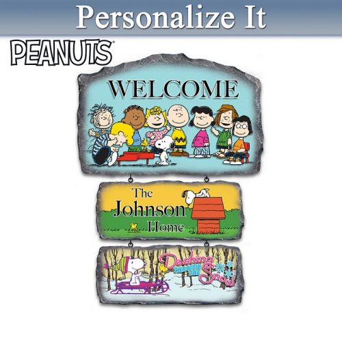 Peanuts Welcome Sign