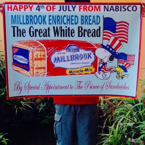 Millbrook Bread Snoopy Sign