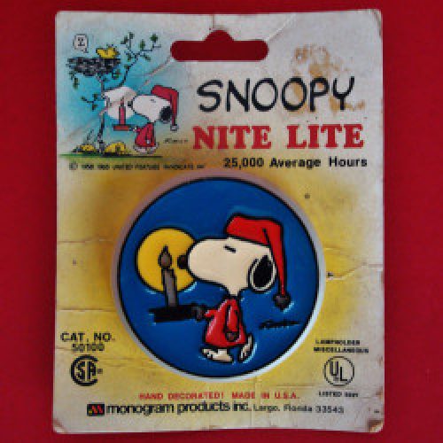 Snoopy Nite Lite by Monogram