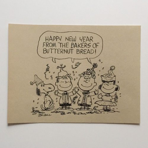 Happy New Year Peanuts Artwork