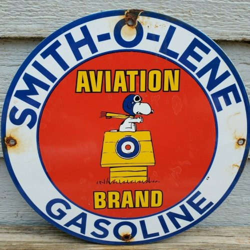 Snoopy Smith-O-Lene Sign