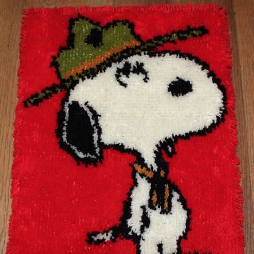Snoopy Latch Hook Rug