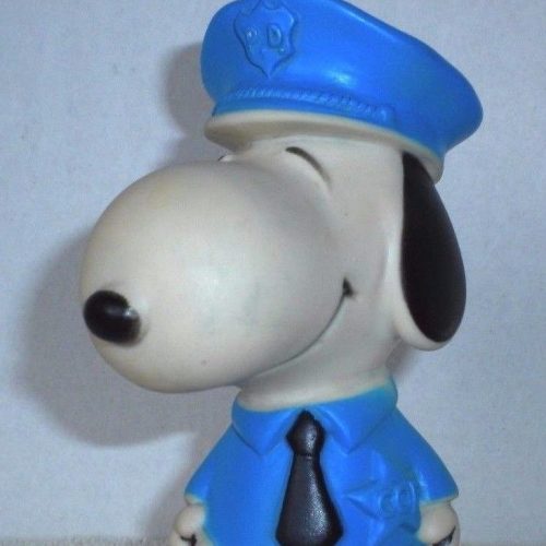 Snoopy Policeman Squeaky Toy
