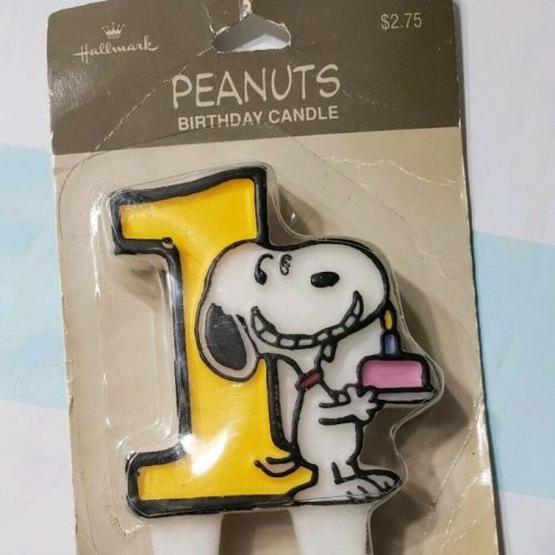 Snoopy Birthday Candle