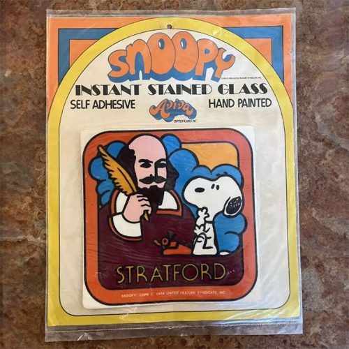 Stratford Snoopy Instant Stained Glass
